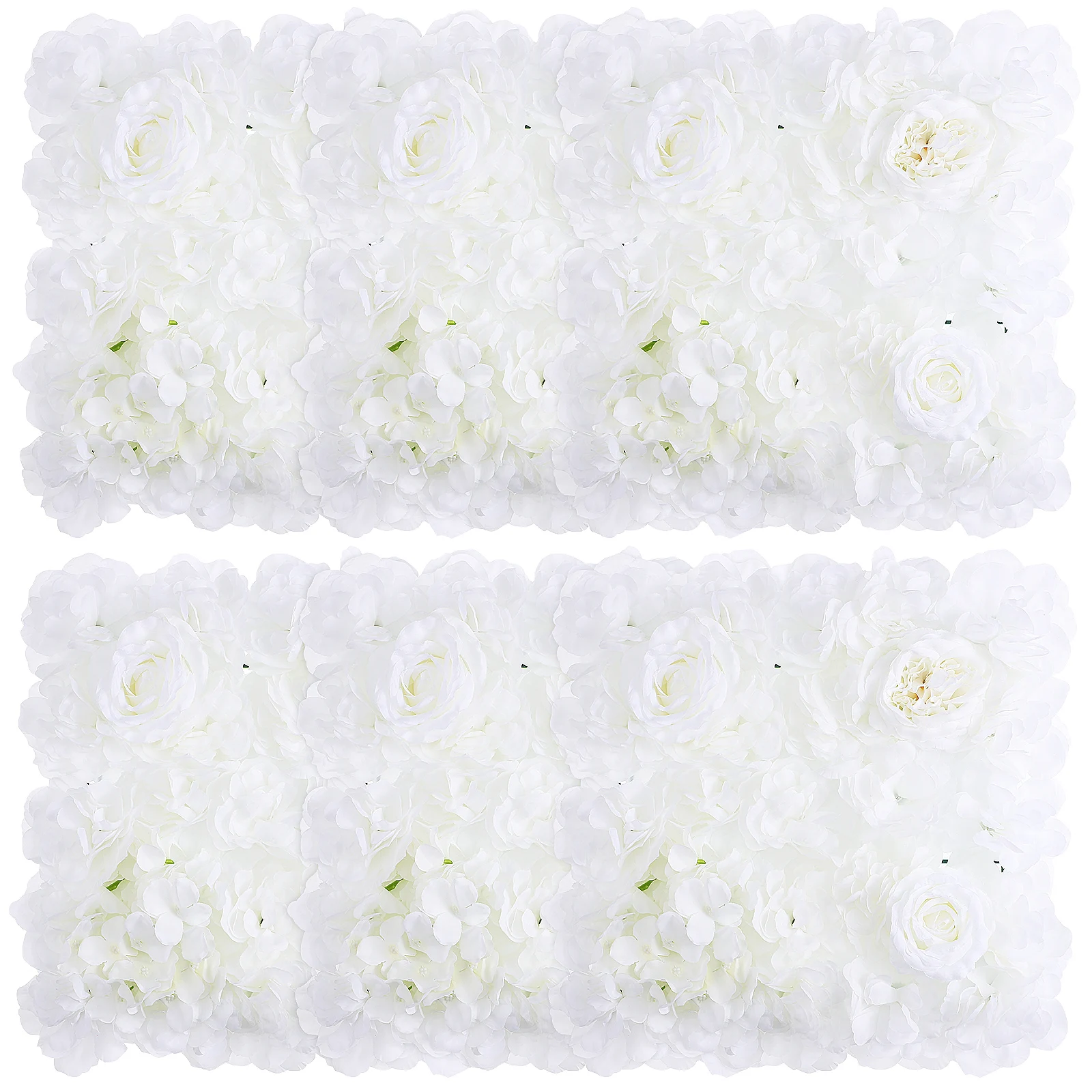 

6 pcs Flower Spring Decor Wall Decor Wedding Backdrop Flowers Arrangements Home Party Spring Faux Floral Aisle