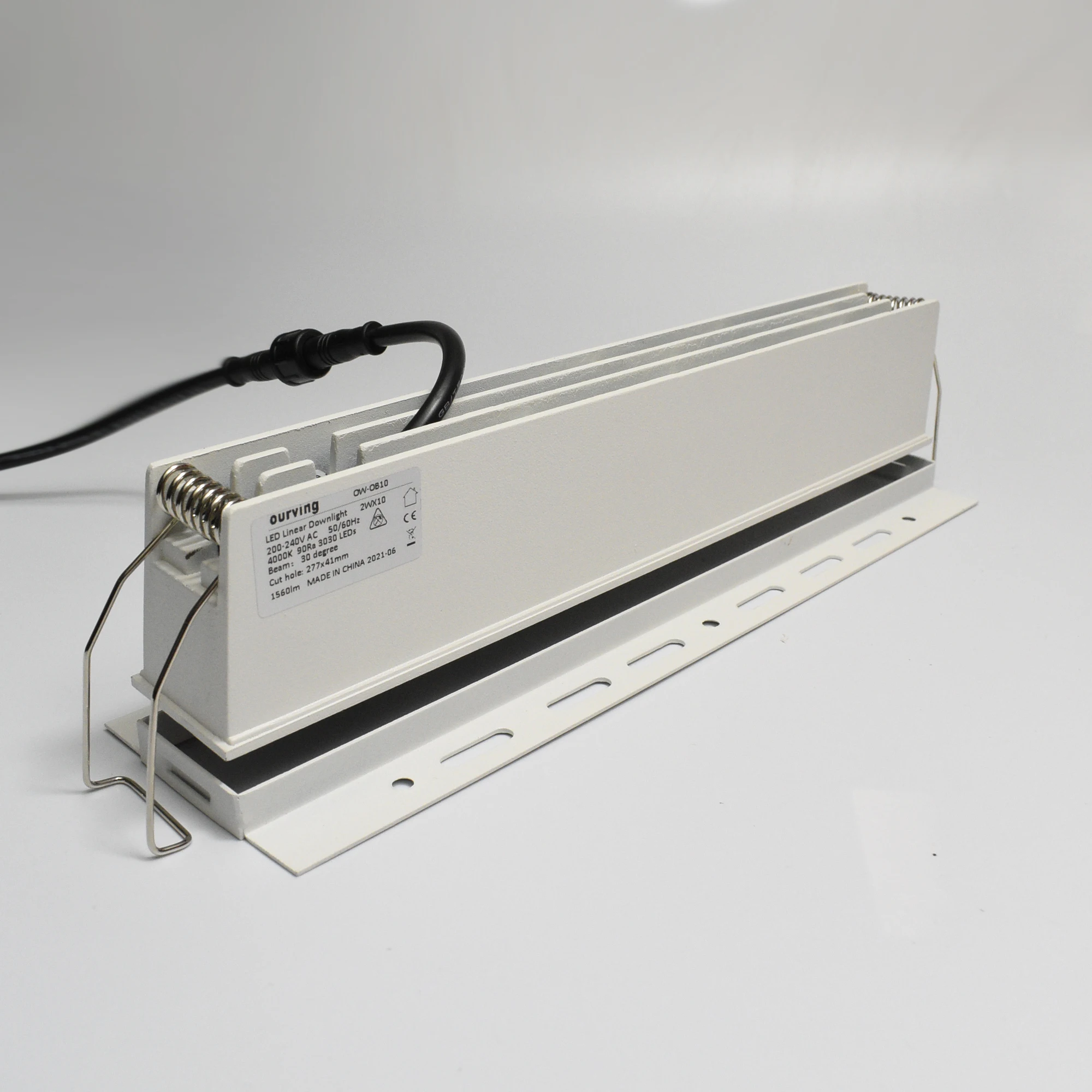 Trimless Recessed LED Spot Light 30W 20W 10W Linear Embedded Spotlights Ceiling Fixture for Kitchen Jewelry Display Living Room