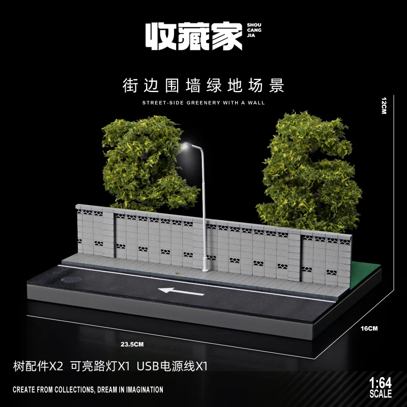 Collector 1/64 Fujiwara Tofu Winkel Miniatuur Scène Model Beeldjes, Rekwisieten en Ornamenten Kleinschalige Display Zandtafel