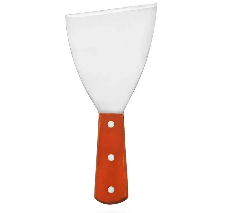 Set di 2 spatole grandi in acciaio inossidabile per grigliare, cucinare lastre di ferro, pizza, bistecche, manico in legno, spatola scanalata, cucina