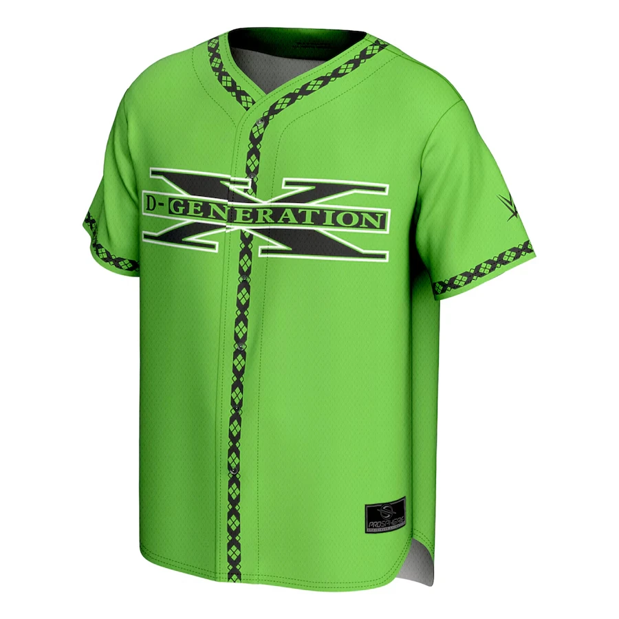

Men's Green D-Generation X Baseball Fashion Jersey Simple High-End Casual Loose Breathable Suitable For Outdoor Activities