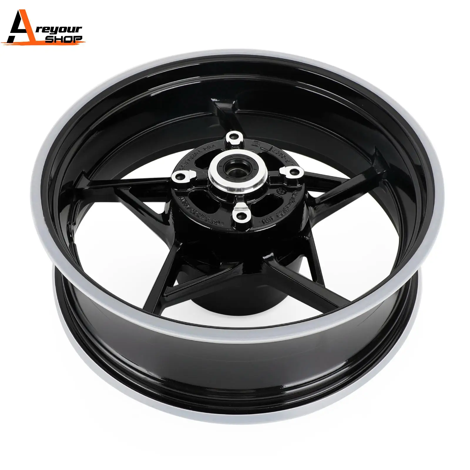 

Areyourshop Complete Black Rear Wheel Rim For Kawasaki Z900 Z900RS Cafe 2017 2018-2021 NEW Motor Accessories