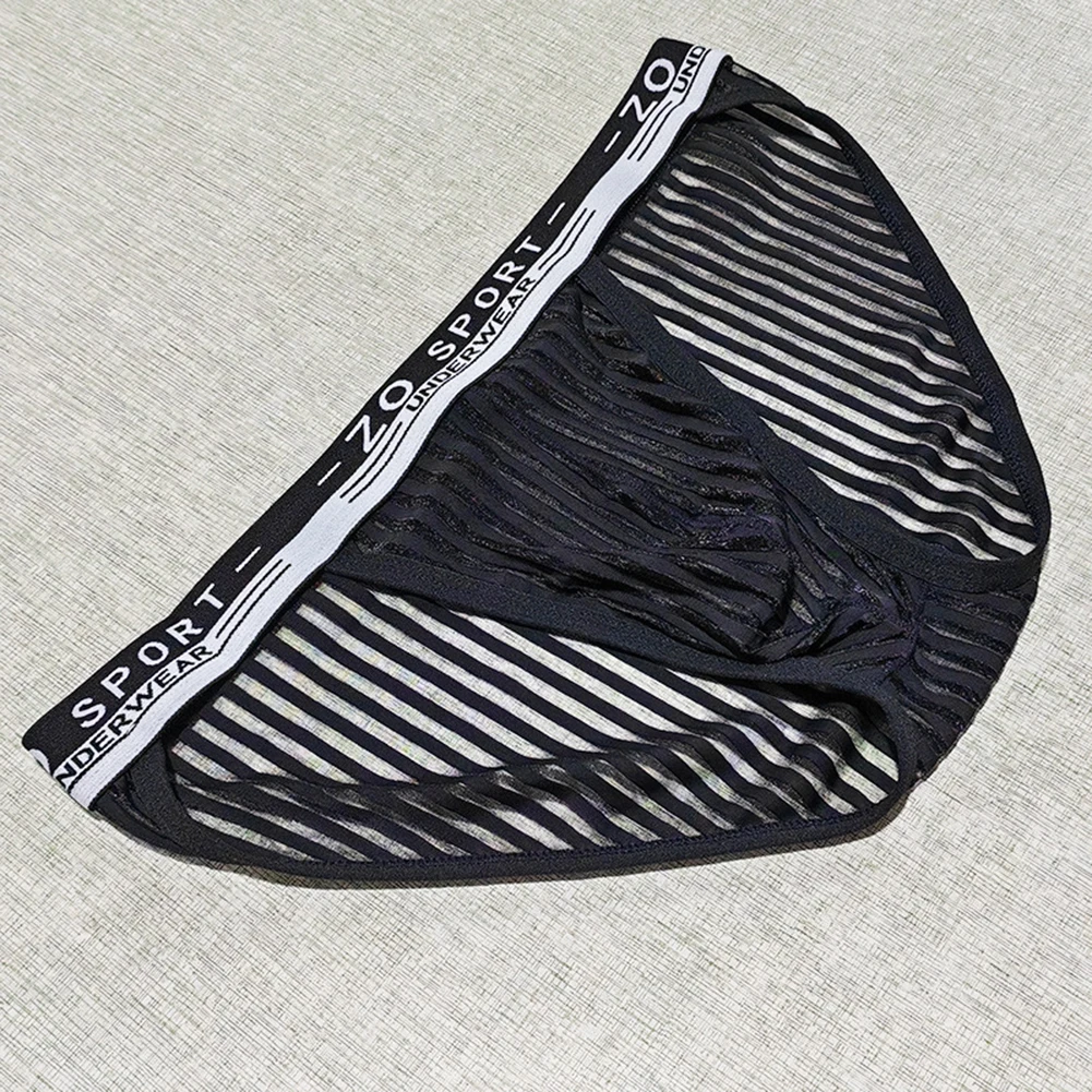 ملابس داخلية شبكية مريحة سراويل داخلية شبكية عالية الشوكة للرجال سراويل داخلية بحالة جديدة على الطراز الكلاسيكي #5