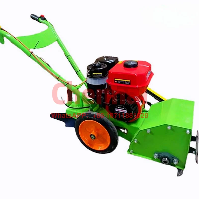 Small micro tillage machine weeding loose soil ditching machine 170 gasoline weeder rotary tiller