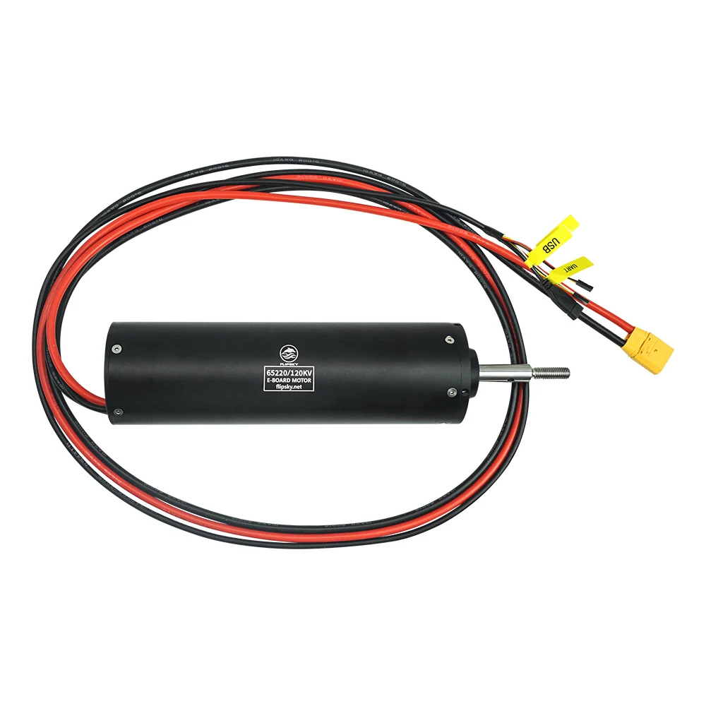 Flipsky 65220 Motor 120KV 6000W Round Thread Shaft Integrated ESC | IP68 BLDC Surfing Boat Thruster | Hydro | 6-20S XT90