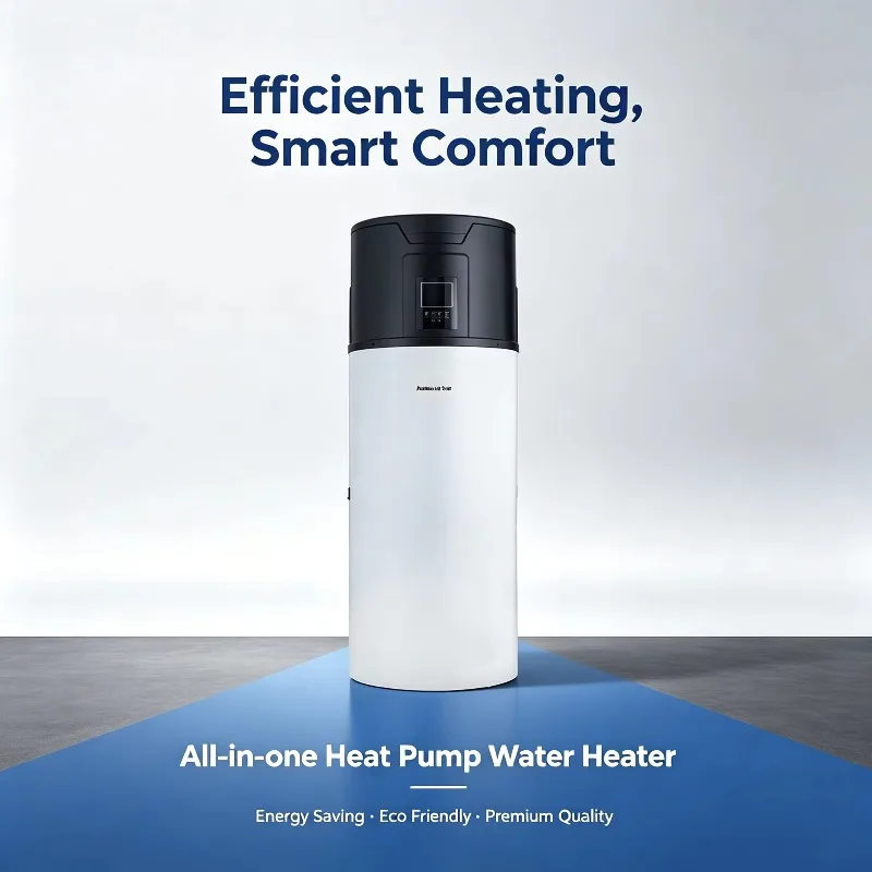 All-in-one Water Heater Low Noise Large Volume Factory OEM air Source Split Heat Heater and Supplying Hot Water view 6