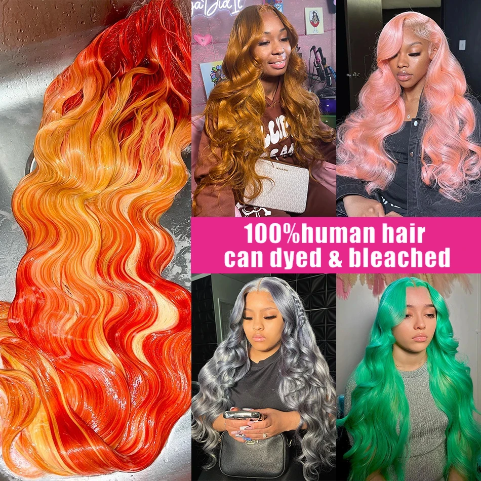 13x6 613 Blonde Lace Front Wigs Human Hair 30 inches Body Wave 13x4 Lace Frontal Wig Pre Plucked Blonde Lace Wig Glueless Wig