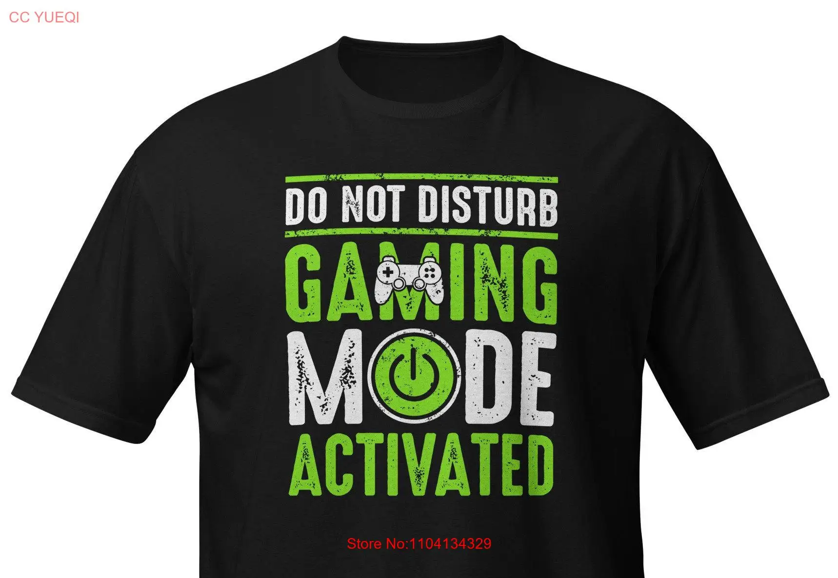 Футболка с активированным игровым режимом «Не беспокоить», одежда для геймеров, модная забавная футболка с длинными или короткими рукавами для видеоигр