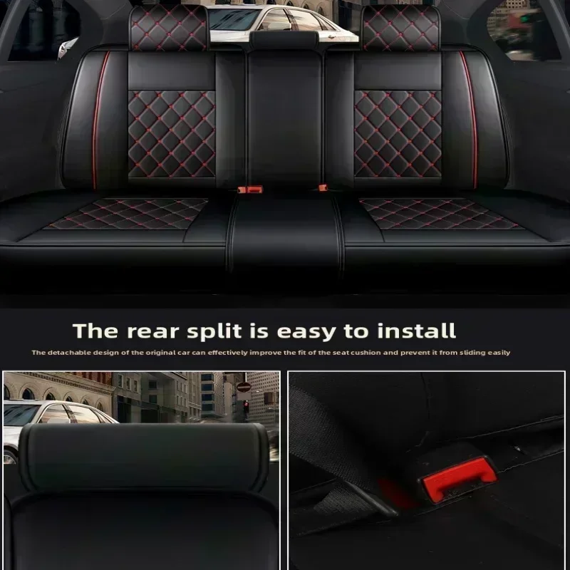 لتويوتا تندرا غطاء مقعد السيارة مقاوم للماء ومقاوم للاهتراء الراقية تاج مطرز بو الجلود غطاء مقعد كامل التفاف