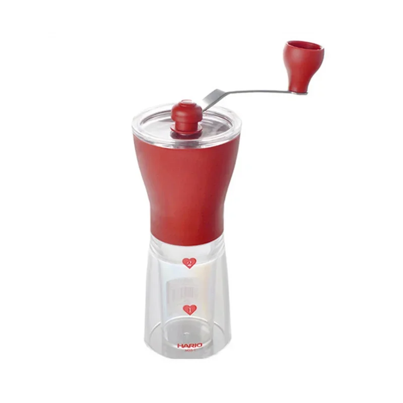 مطحنة القهوة اليدوية المنزلية ماكينة القهوة المحمولة الصغيرة السيراميك طحن الأساسية لدغ المطاحن MSS/MSG مطحنة ثنائية الغرض