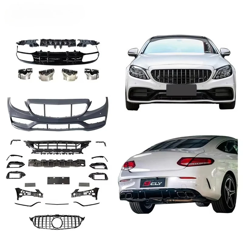 

2015-2021 Year C63 Body Kit for C Class Coupe W205 Upgrade to C63 Front Bumper