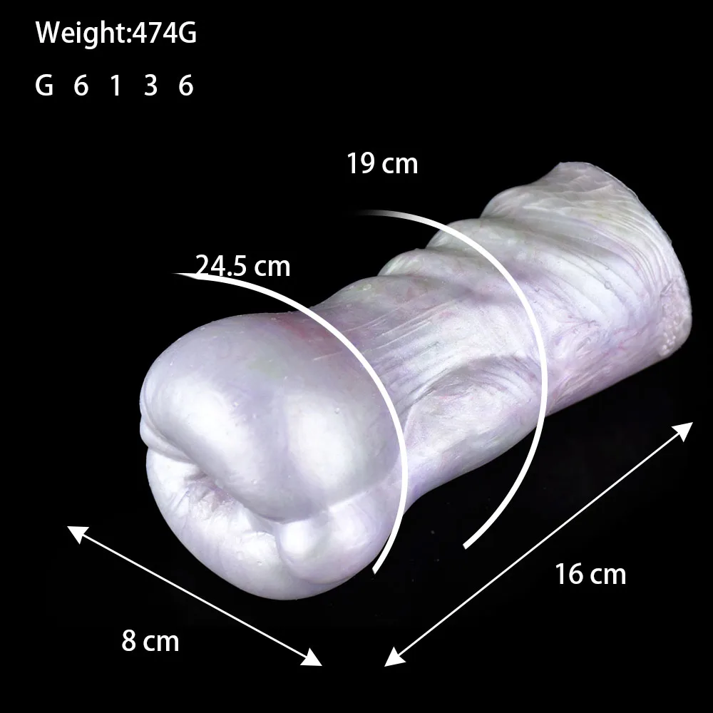 GEEBA Dog Shaped Male Masturbator Silicone Artificial Vagina Masturbation Cup For Men Realistic Pocket Pussy Sex Toys