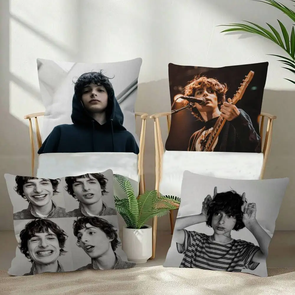 Actor F-Finn COOL Wolfhard   Cushion Cover Car Throw Pillow Case For Sofa Car Christmas Gift
