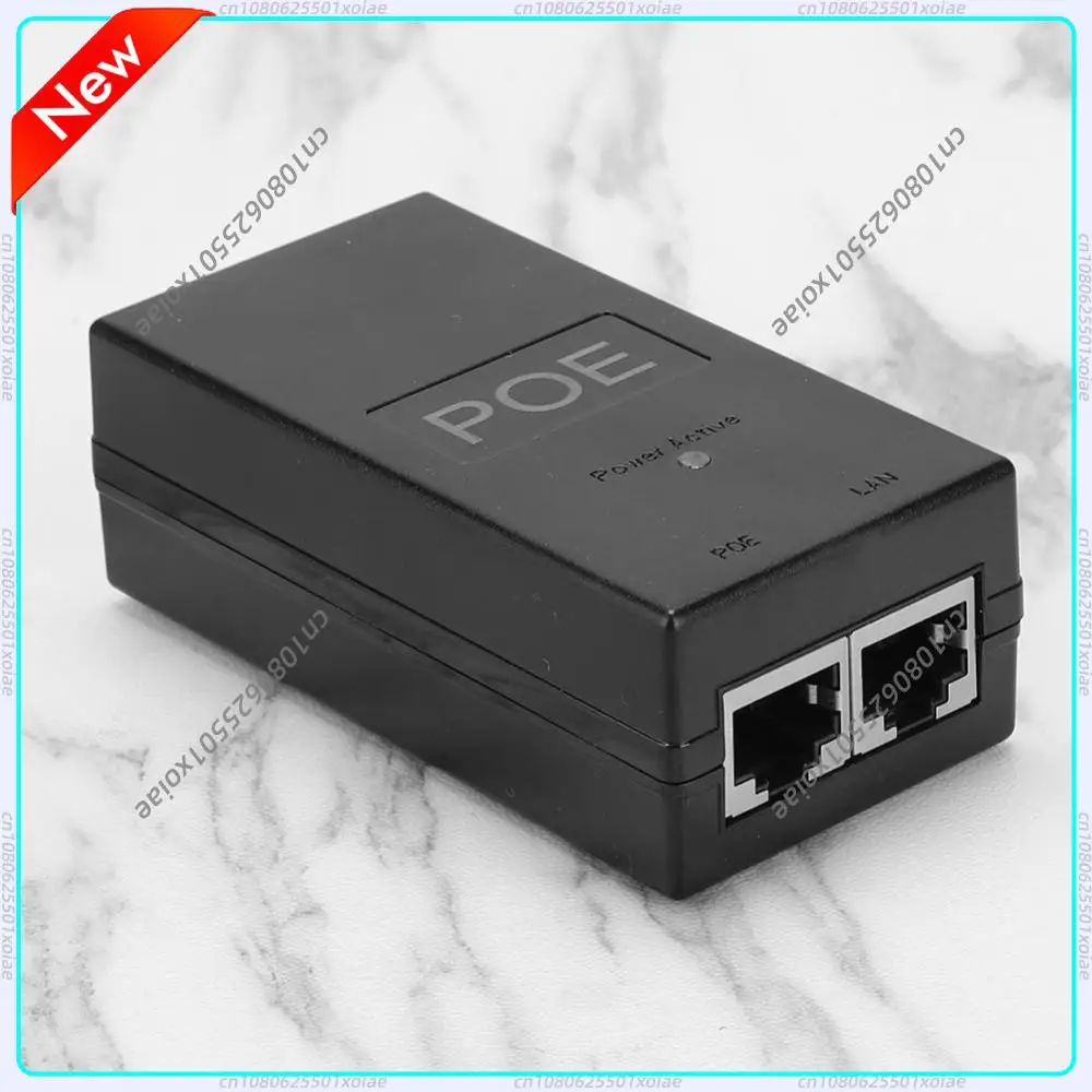 

1/2/5 шт. 24В 0.5А 24Вт Настольный PoE-адаптер питания DC, инжектор, Ethernet-адаптер для систем видеонаблюдения и IP-камер