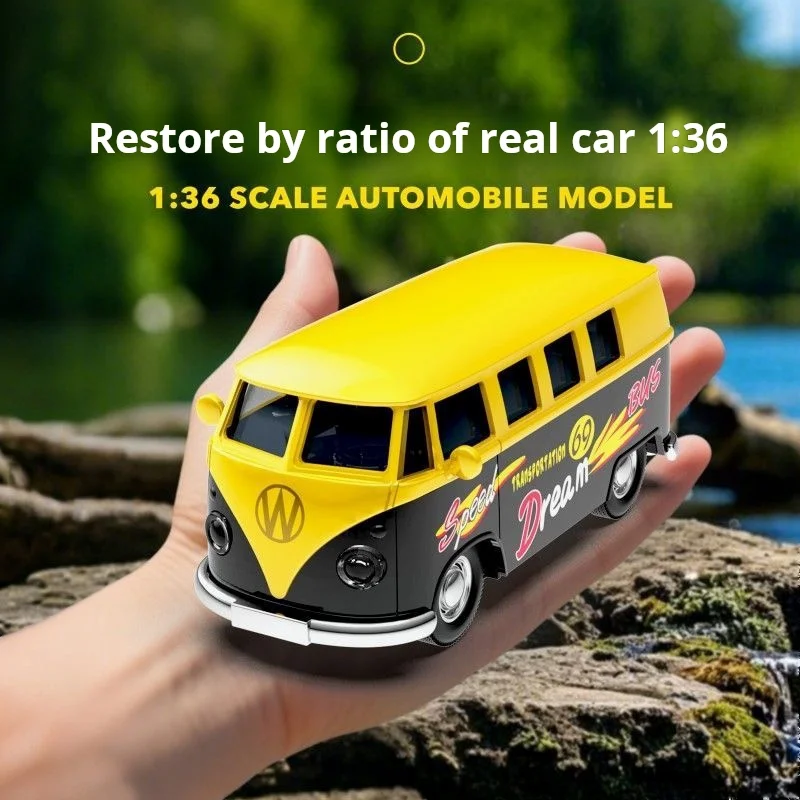 1:38 Lega BUS Modello Ragazzo Giocattoli In Metallo Mini Città Viaggio BUS Modello Pull-back Fonde Sotto Pressione Modello di Auto Collezione Regali