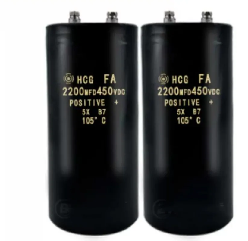 Kondensator elektrolityczny Hitachi 400V 450V 500V 1800UF 2200UF 2700UF 3300UF 4700UF 5600UF 6300UF 6800UF 8200UF 10000UF z wyprowadzeniami śrubowymi — zdjęcie produktu 3