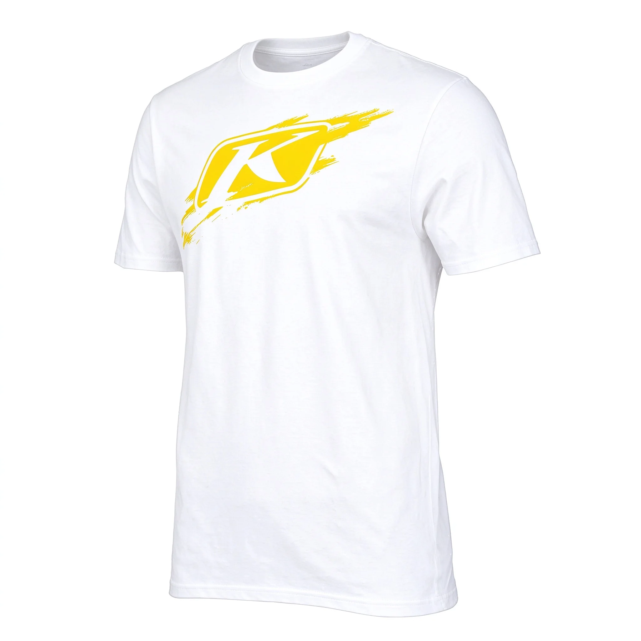 Y2K Retro Unisex T-shirt Bright Yellow Motor Racing Brush Emblem Graphic Print Short Sleeve Tee Street Style Loose Tops