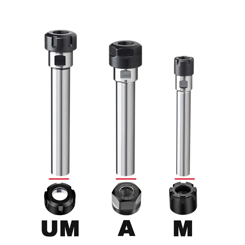 Imagem -05 - Fresagem Cnc Alongar Ferramenta er Extensão Rod Suporte de Pinça Chuck c8 C10 C12 C16 C20 C25 C32 Er8 Er11 Er16 Er20 Er25 Er32 100 150l