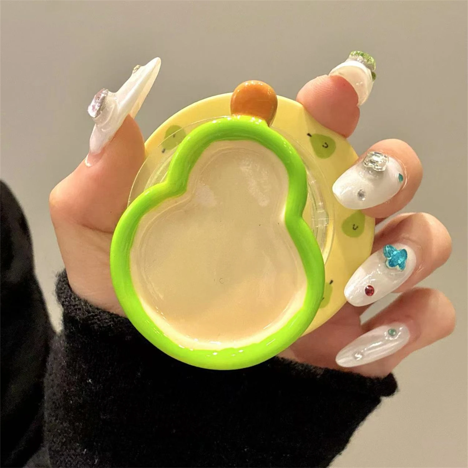 

Korean Cute Magnetic Stand for Magsafe Grip Tok Griptok Bracket Phone Holder Support For IPhone Samsung Pad Smart Tok