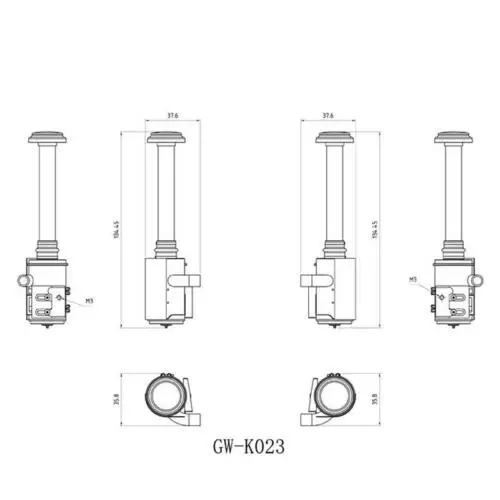 LESU RC Parti Filtro Aria In Metallo per 1/14 Bilancia di Controllo Remoto Tamiyaya Trattore Camion Modello FAI DA TE Accessori Giocattoli TH16383