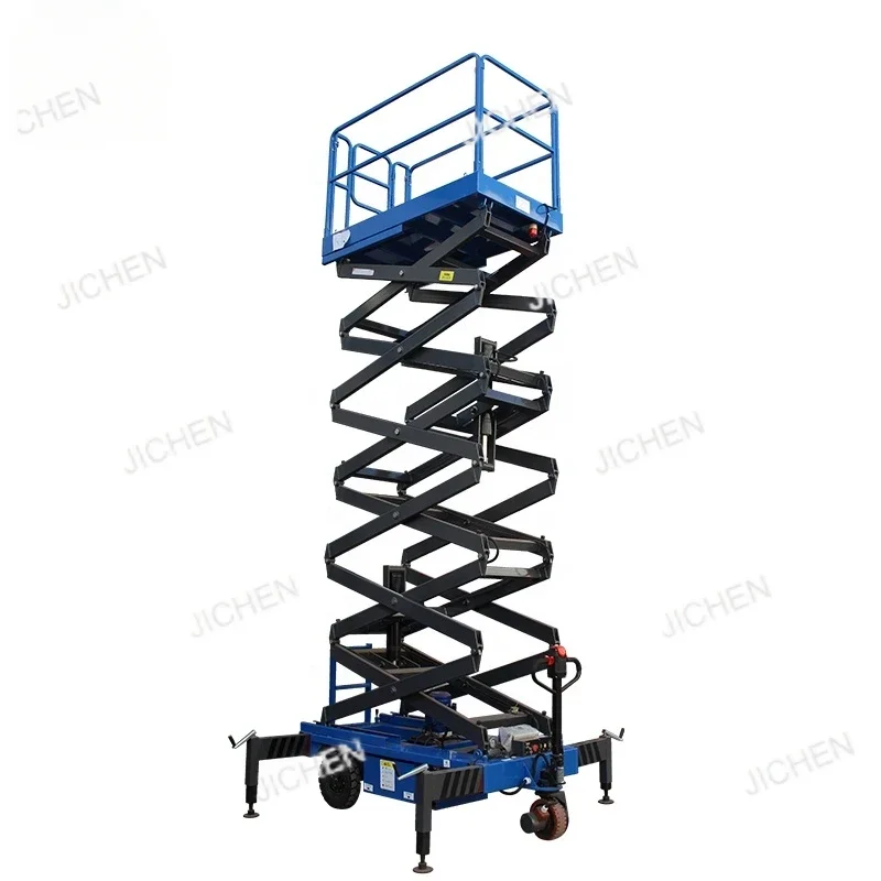 

Electric Mobile Scissor Lift with 15m Work Height 300kg Capacity