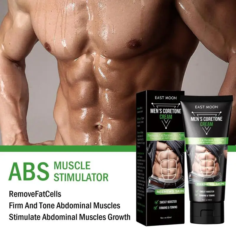 Sweat Cream ABS Sculpting Cream For Men Abs Cream Helps Tighten Lubricate Muscles Break Down Fat With Natural Extracts Increase image 2