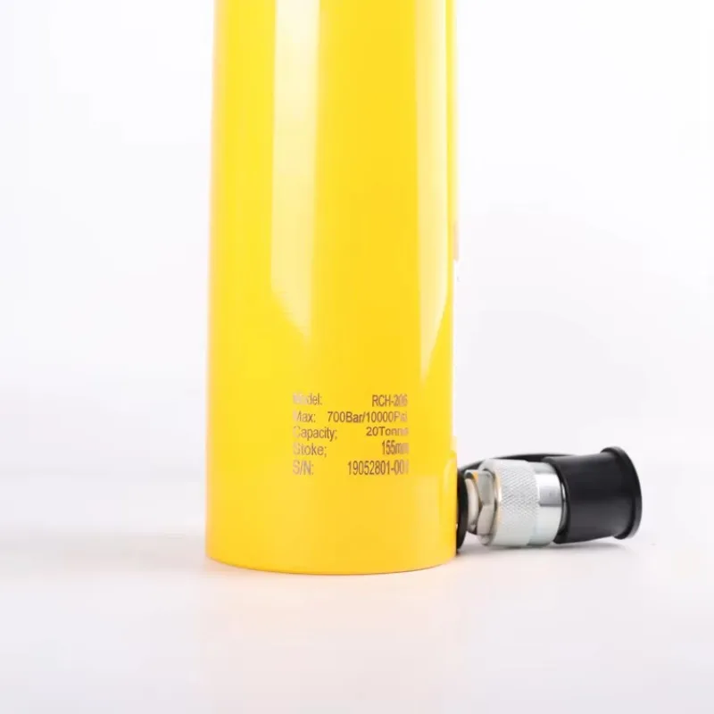 RCH-206 700 Bar 20 Ton 155mm Stroke Spring Return Hydraulic Cylinder 700 Bar Hollow Plunger Jacks
