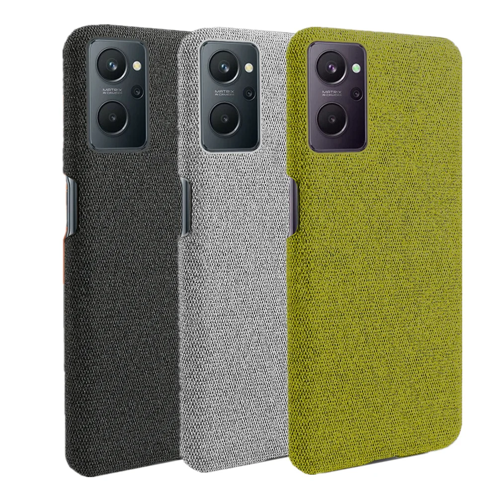 

For Realme 9i Case Soft Premium Fabric Anti-Slip Grip Cover Realme 9i 9 Pro Plus 8 8i C11 C21 C21Y C31 GT 2 Neo 2 Narzo 50A 30A