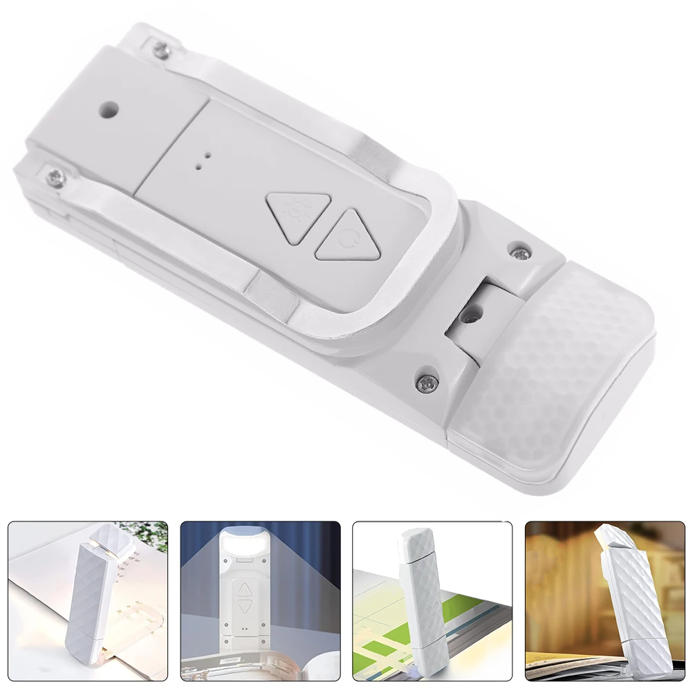 

1 Set Clip On Usb Charging Led Book Lamp Eye Care Rechargeable For Bed Studying Portable Booklight Night Reading Lamp Bedroom