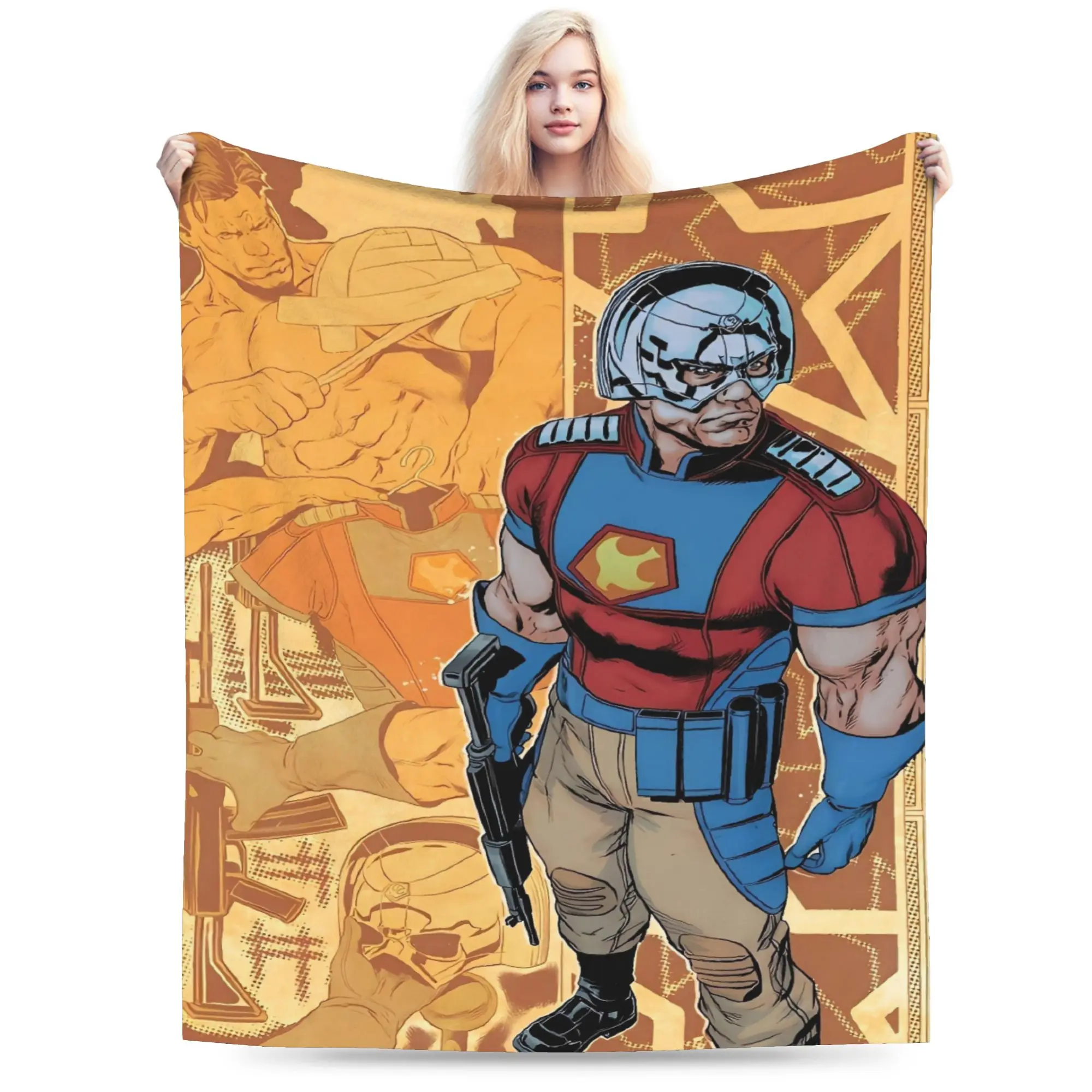 صانعي السلام بطانية ناعمة الفتيات الفتيان أفخم رمي بطانية مضحك الأريكة كرسي الفانيلا المفرش غطاء سرير أريكة #1