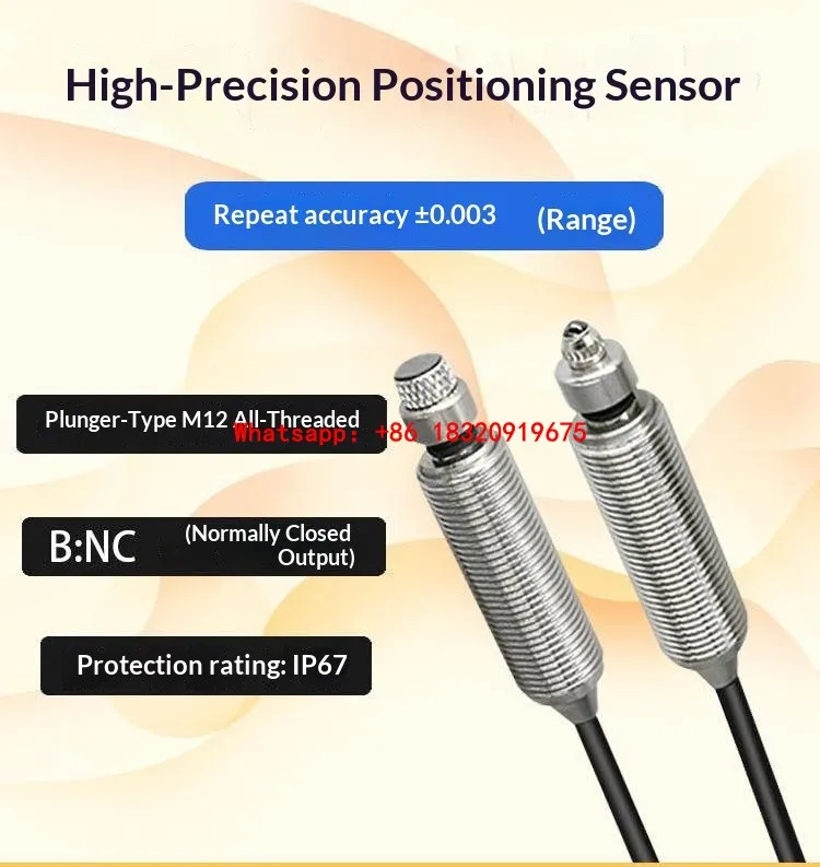 Cyclmotion CNC CSM12PA Plunger-Type Tool Setter Sensor / Contact Limit Switch – Alternative to METROL Sensors