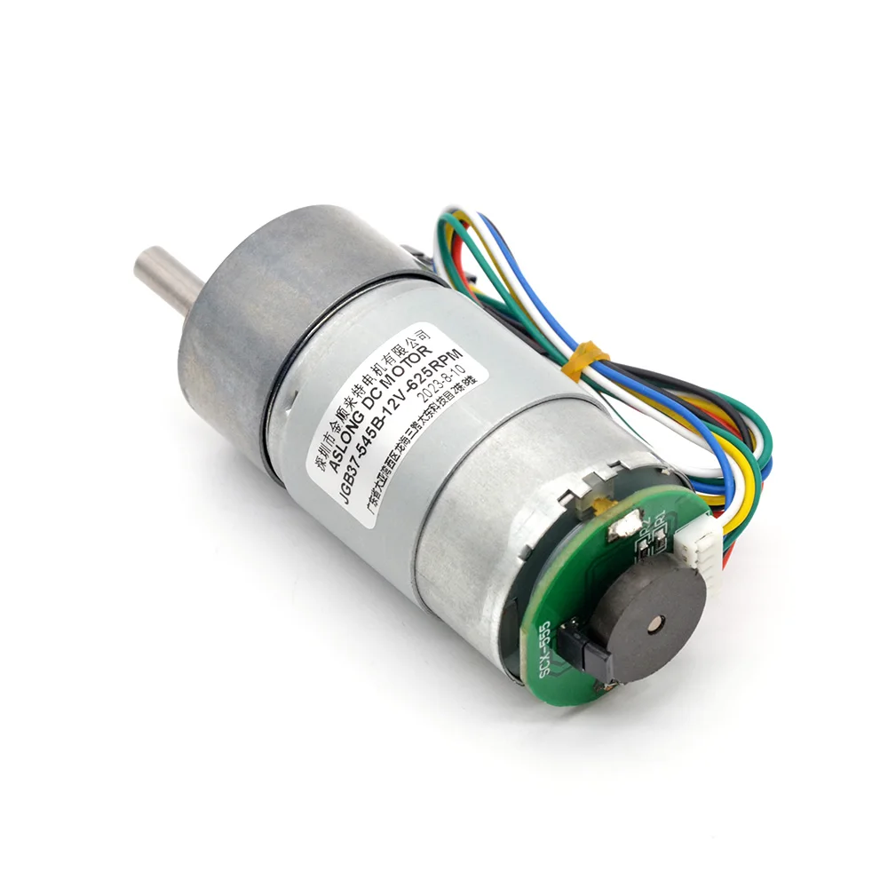 High Quality Customizable 37mm DC Gear Motor JGB37-545 High Torque Brush Commutation Gearbox Motor