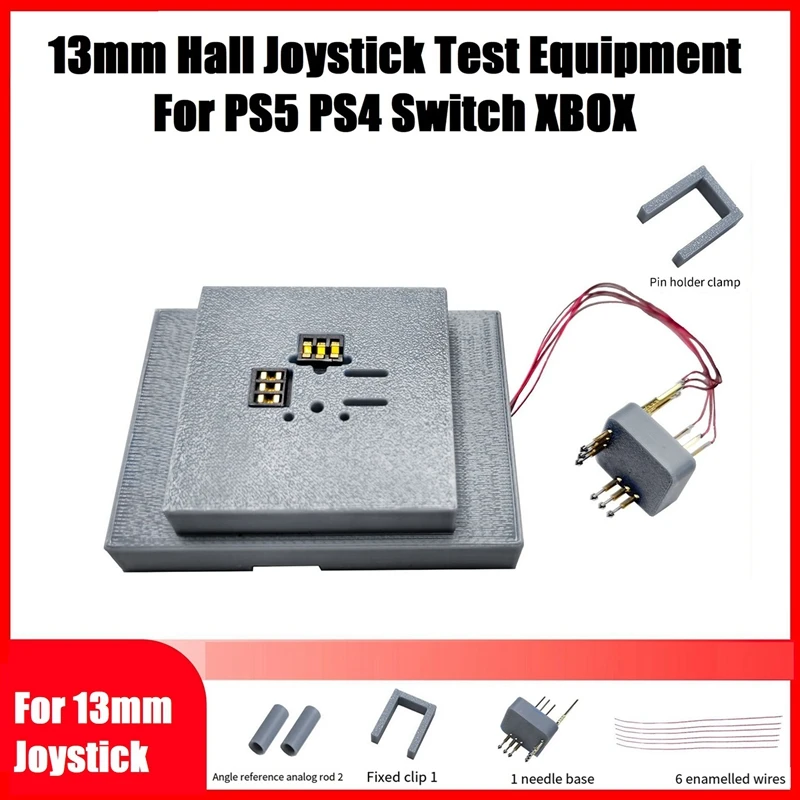 Joystick Hall avec effet et film de carbone, équipement de test, universel, amélioration, remplacement, embauche, durable, PS5, PS4, Switch, 13mm
