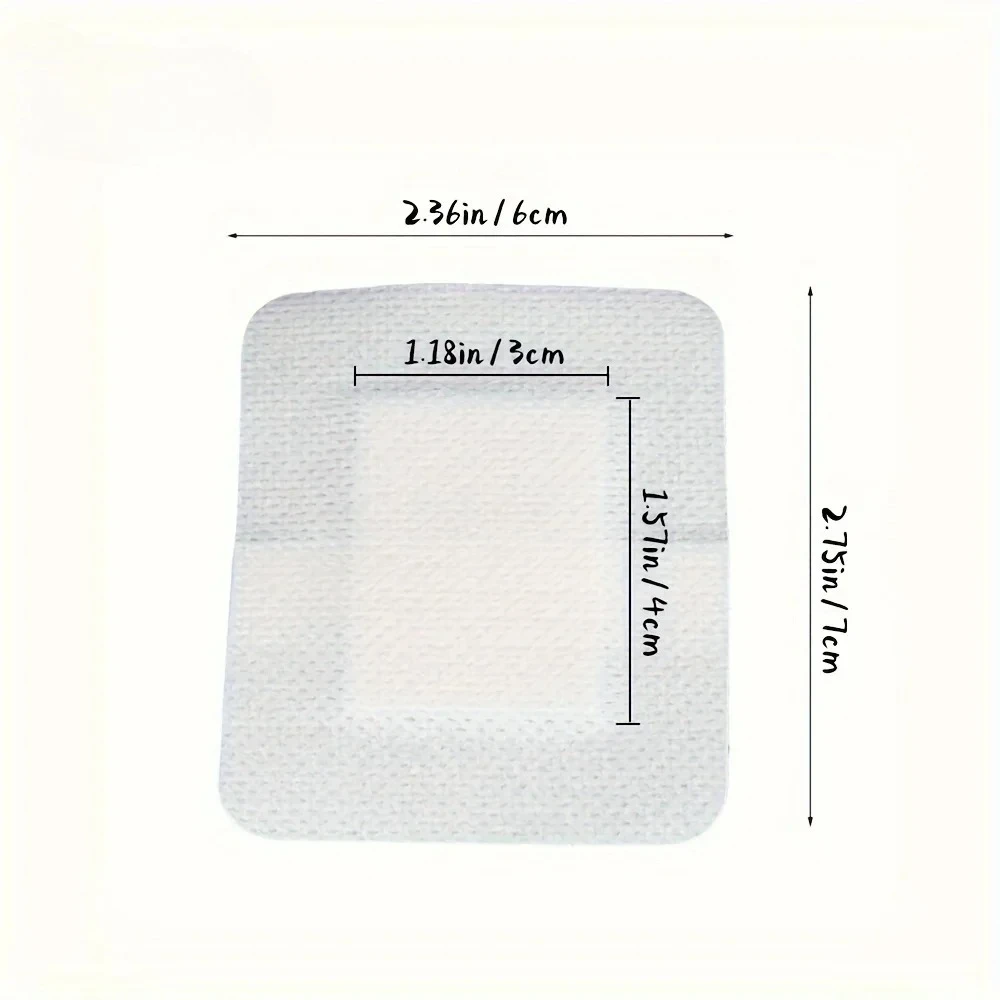 50 Stück 6*7cm Großes medizinisches Klebeband aus Vliesstoff, leicht zu reißen, Schutzausrüstung, Anwendung – Detail 6