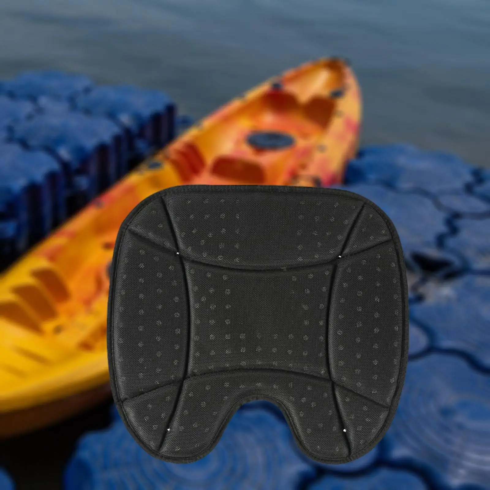 

Kayak Seat Cushion Portable Non Slip Breathable for Canoe Kayaking 38cmx35cm