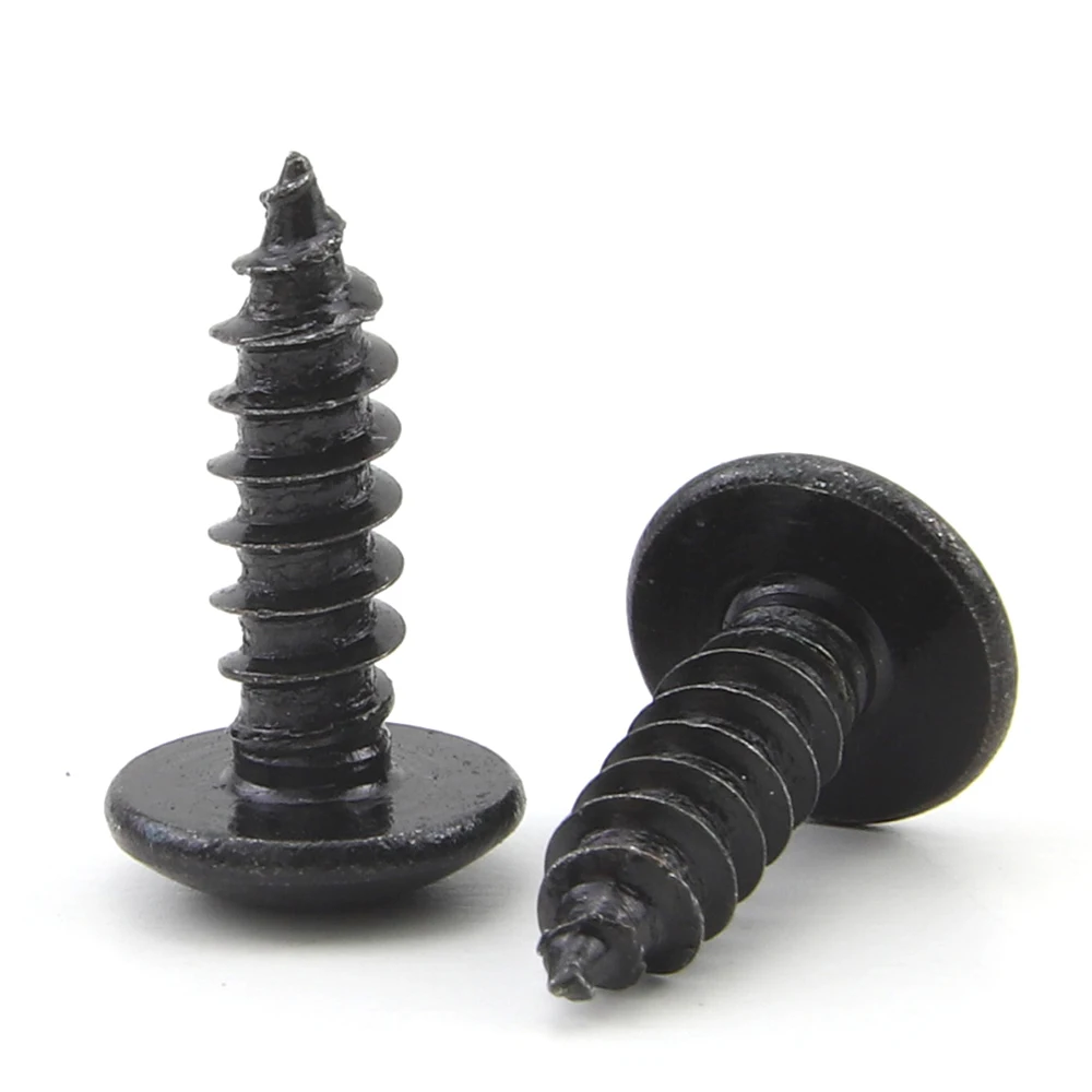 Hex Socket Round Head Self Tapping Screw Black Plated M2 M2.3 M2.5 M2.6 M3 M3.5 M4 M5 M6 Hexagon Button Head Screws for Wood