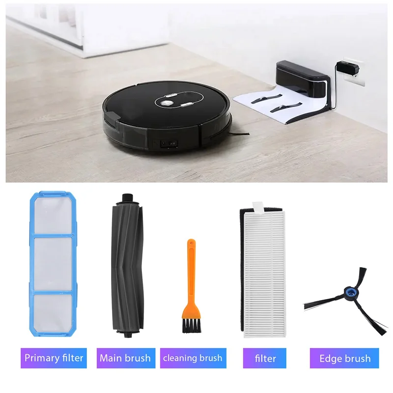 【Must-Haves】2X для Silvercrest SSR1 SSRA1 Ilife A9S A9 A7 робот-пылесос основная щетка боковая щетка HEPA фильтр Замена деталей