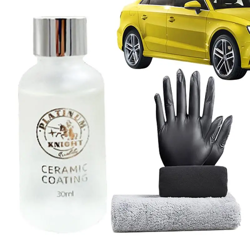 

Ceramic Car Coating Liquid 30ml Super Ceramic Car Coating Hydrophobic High Gloss Paint Sealant Protection for Cars RVs Quads