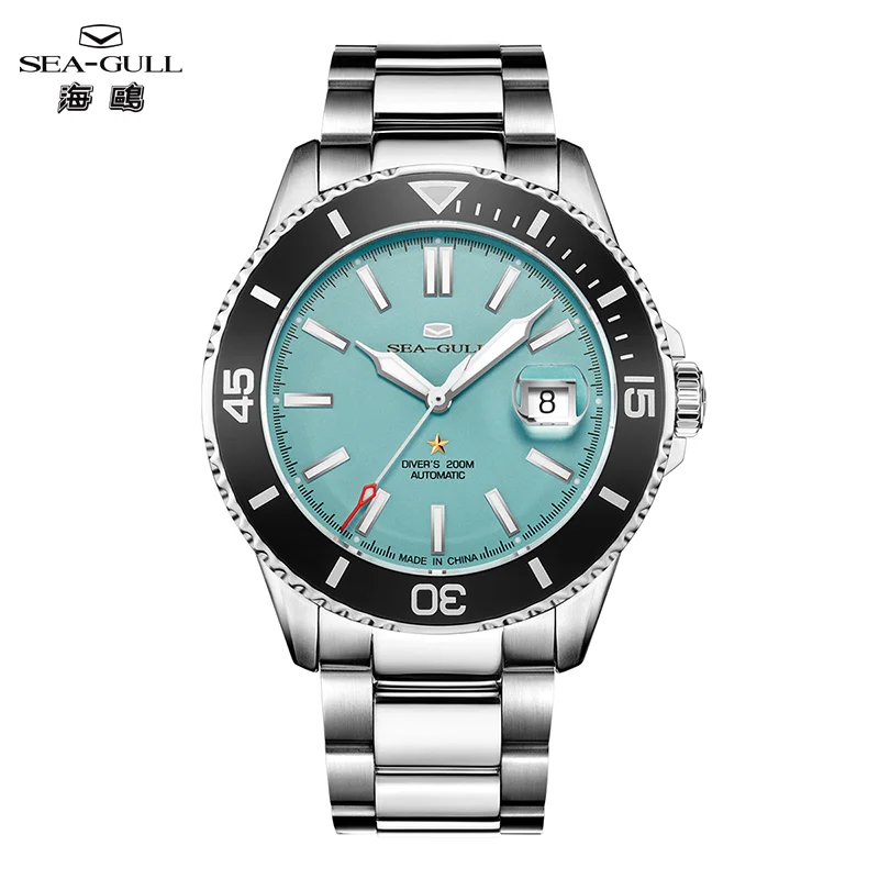 Seagull Ocean Series Men Watch Diver 20Bar Waterproof Automatic Mechanical Watch Sapphire Watch Luminous Wristwatch Luxury 1523A