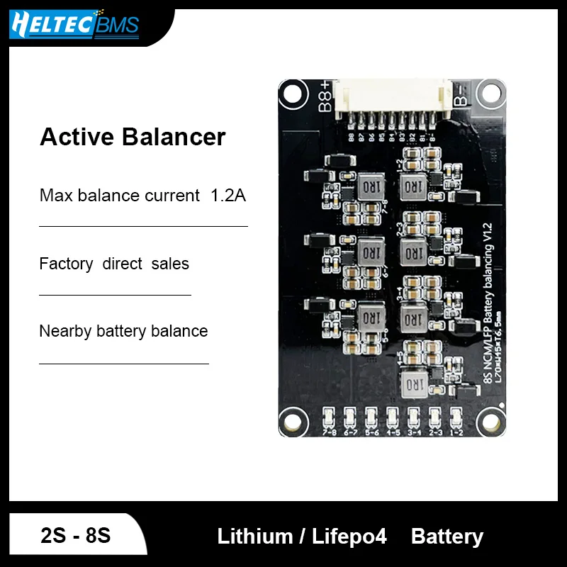 Wholesale 1.2A Balance Li-ion Lifepo4 Battery Active Equalizer Balancer Energy Transfer BMS 3S 4S 6S 8S 10S 13S 14S 16S 17S