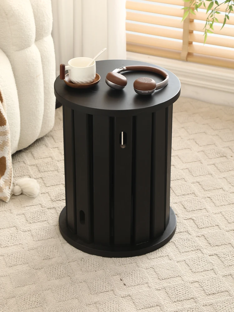 

Solid wood stool household stackable combination round stool living room dining table stool four-in-one storage stacked music be