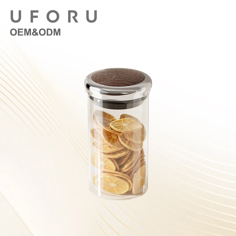 UFORU Clear Airtight Food Storage Container, Large Mouth Cereal Jar, Food Grade Multi Size Organizer