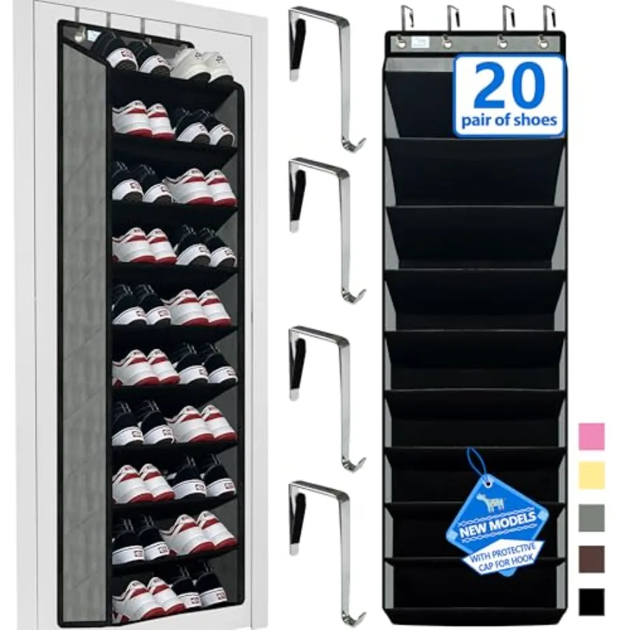 

shoe organizer70 Pounds Large Capacity 2030Pair over the door shoe organizer 10 Tiers shoe rack for closet New upgrade Antiscra