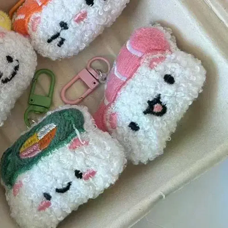 

Прекрасный плюшевый брелок для куклы-суши, мягкий органайзер для автомобильных ключей, подвеска на рюкзак, декор школьной сумки, подарки