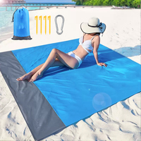 Outdoor Pocket Camping Mat Waterproof Pocket Beach Blanket Portable Lightweight Picnic Mats Folding Sand Beach Mat Seat Pad