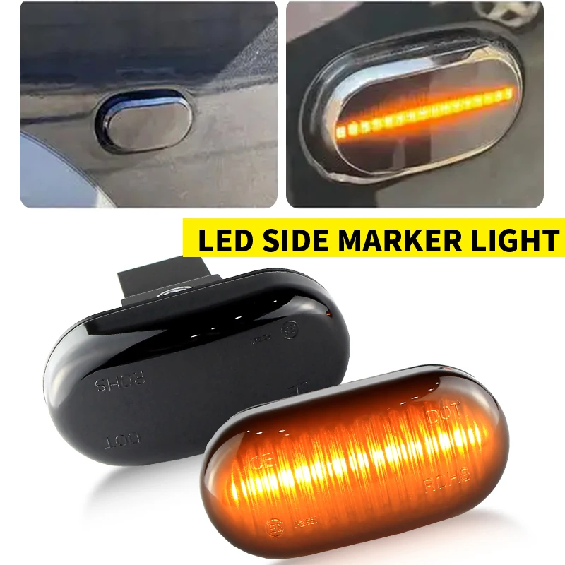 2pcs For Suzuki Grand Vitara XL-7 Ignis Jimny Wagon R+ For Opel Vauxhall Agila A Led Side Marker Turn Signal Lights 3641050E00