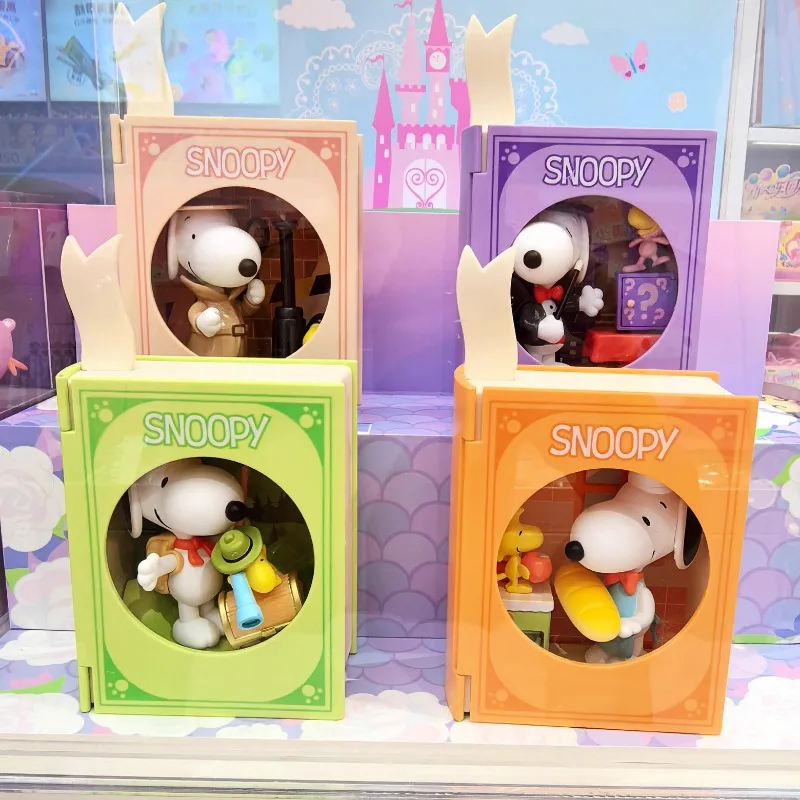 Подлинная MINISO Snoopy периферийные игрушки My Story Session Series Cook Explorer аниме фигурка модель игрушки коллекционные украшения