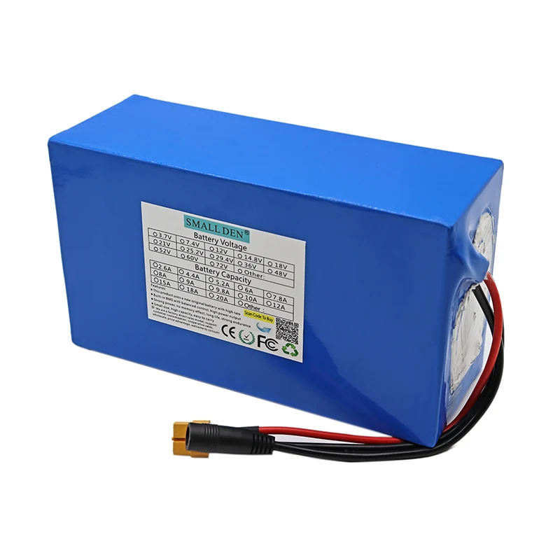 Original A-grade 18650 lithium battery pack 36V 15A 250w-750w motor with built-in 30A BMS