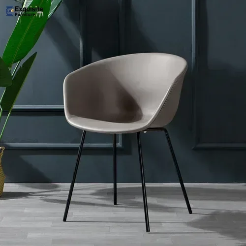 كراسي طعام فردية للمطبخ الاسكندنافي لغرفة المعيشة والمكتب كراسي طعام فاخرة واحدة أثاث منزلي متنقل