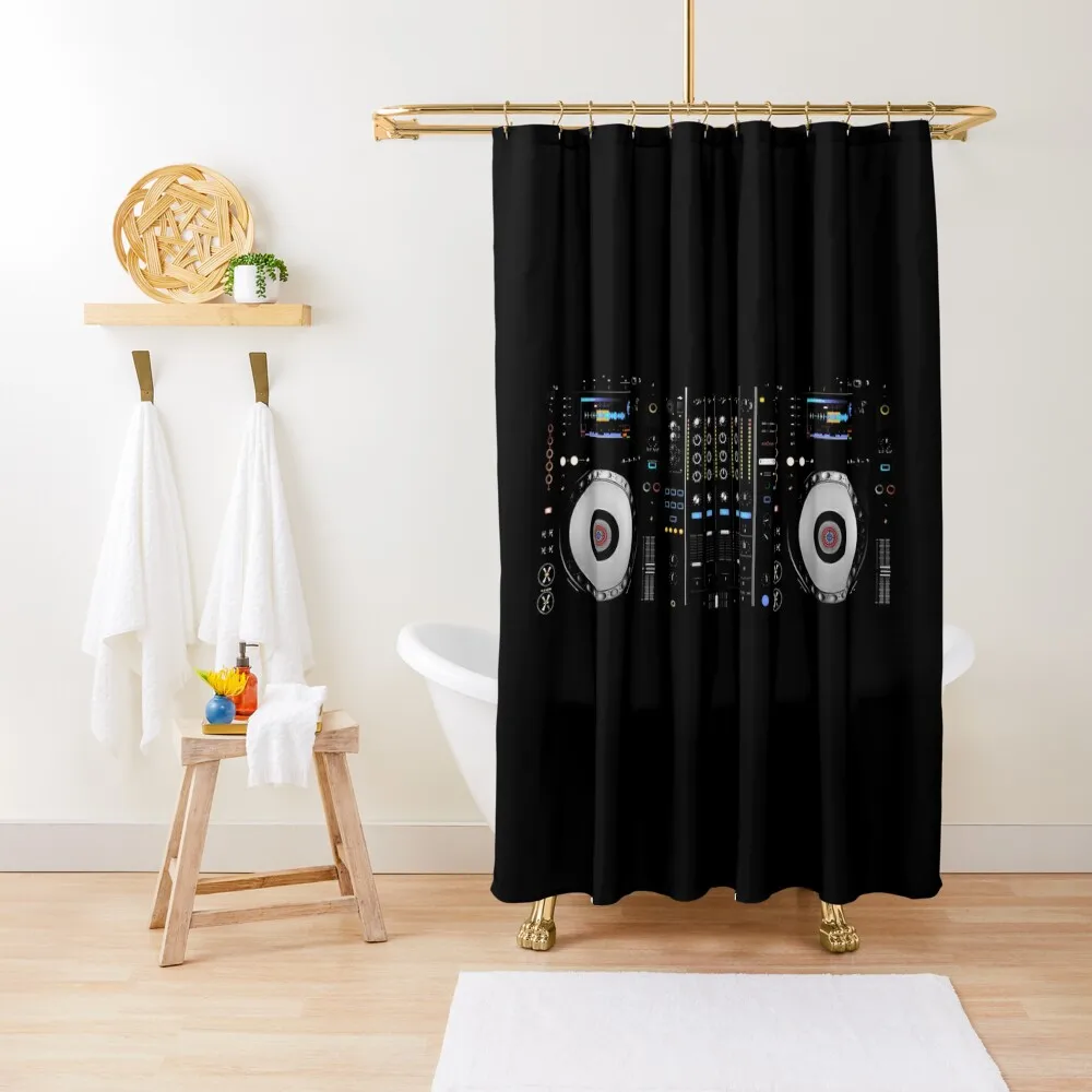 

CDJ Shower Curtain Waterproof Fabric Shower Bathroom Deco Shower Set Curtain